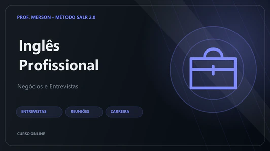 Capa do curso: Inglês Profissional, Negócios e Entrevistas